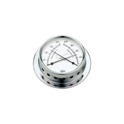 Thermomètre Et Hygromètre Chromés Série Tempo 85