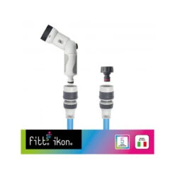 IKON Ausziehbarer Waschschlauch - 15m - FITT -Schiffsausrüstung Verkauf tuyau de lavage ikon bleu 15m fitt 2