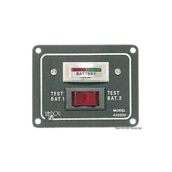 ANALOGVOLTMETER FÜR 2 BATTERIEN