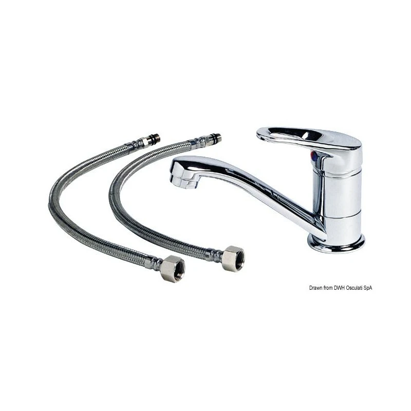 Wasserhahn Mit Einhandmischer Aus Der Reihe Olivia, Niedrige Ausführung 3 Wasserhahn Mit Einhandmischer Aus Der Reihe Olivia, Niedrige Ausführung