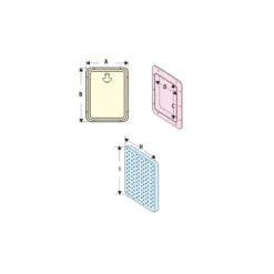 NUOVA RADE Zugangsklappe Weiß